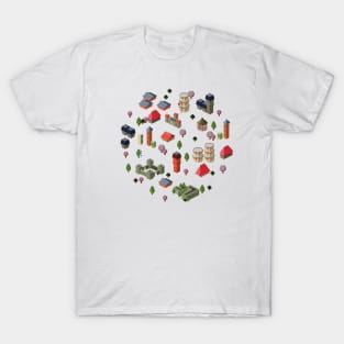 Isometric Asian City T-Shirt